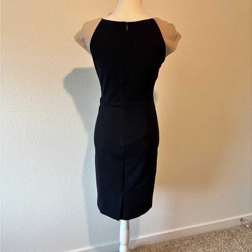 Max Mara Beige and Navy Dress sz 6 or 40